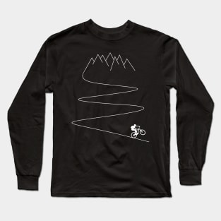 mountain bike cycling bicycle gift mountain biker Long Sleeve T-Shirt